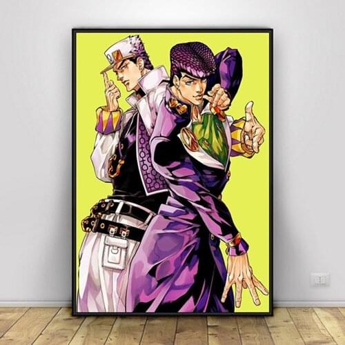 5d Diy Diamond Painting Anime Jojo S Bizarre Adventure Poster Diamond Mosaic Embroidery Cross Stitch Full Drill Art Home Decor