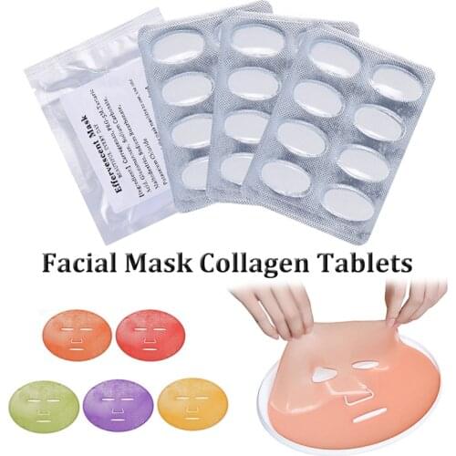 Facial Automatic Mask Machine DIY Collagen Tablets Use Effervescent Anti Aging Wrinkle Hydrating Whitening Fruit Vegetable Maker