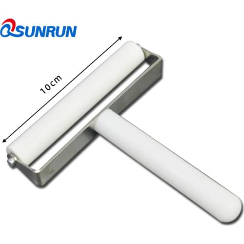 10cm high quality White Silicone pasting roller for samsung for iPhone LCD screen film wheel refurbish