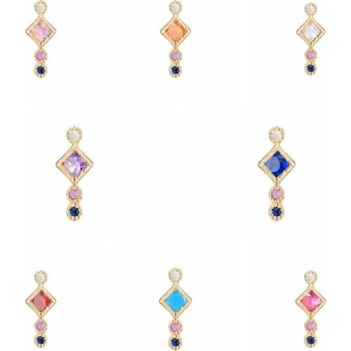 BOAKO 1pcs 925 Sterling Silver Spiral Zircon Earrings For Women Stud Earrings Piercing Pendientes Mom Gift 2021 Trend Vintage