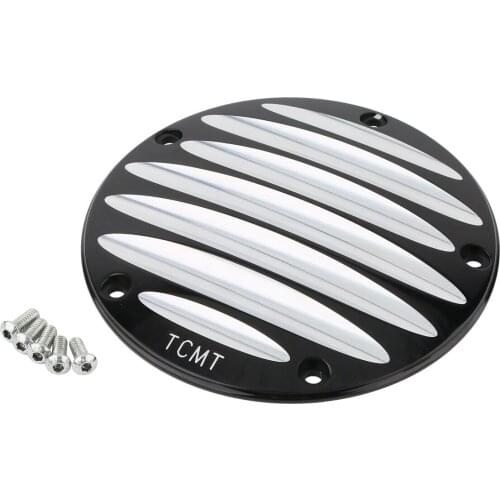 Motorcycle Black 5 Hole Point Timing Cover For Harley Twin Cam 1999-2016 Dyna Street Bob Super Glide FXDF FLT 16+ FLHTCUL 15