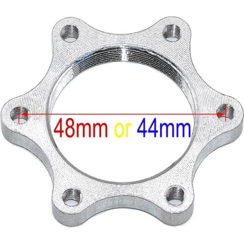 Electric Scooter Motorcycle Bicycle Bike Freewheel Threaded Hubs Disk Disc Brake Rotor 6 Bolt Flange Adapter