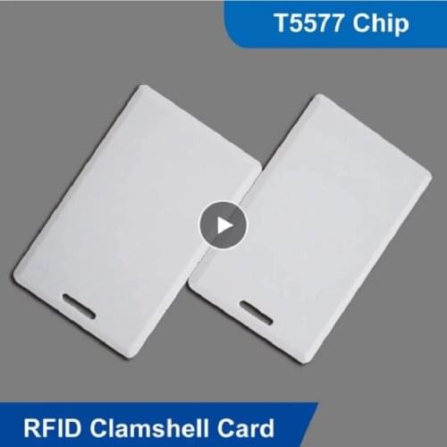 EM4305 T5577 Blank Card RFID Chip Cards 125 Khz Copy Rewritable Writable Rewrite Duplicate 125Khz RFID T5577 Writable Thick