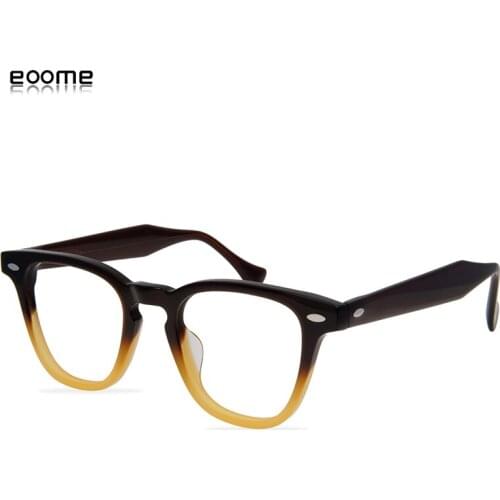 Eoome 2020 Original Design New Customized Fashion hand desinger luxury Acetate Frames Unisex Model optical eyewear