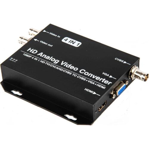Free shiping 720P 1080P AHD Camera CVI Camera TVI Camera to HDMI VGA CVBS Video Converter for CCTV Camera