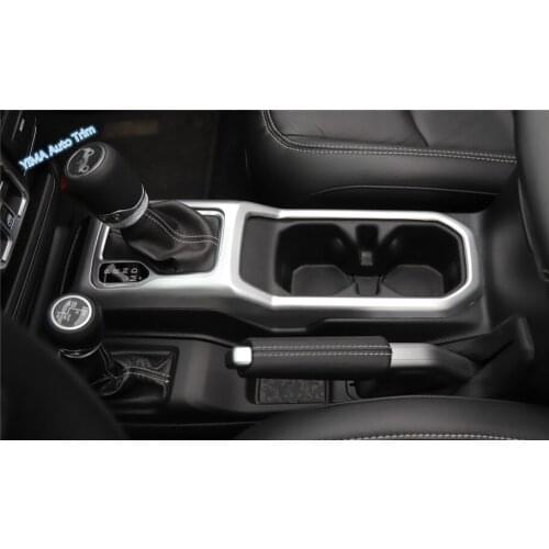 Lapetus Car Styling Transmission Shift Gear Frame Cover Trim 1 Piece ABS Fit For Jeep Wrangler JL 2018 2019 2020 / Colorful