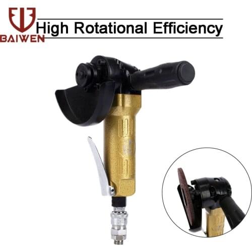 Mini Angle Grinder Stand Cutting Machine 4'' Pneumatic Air Grinding Cutter Tool High Rotational Efficiency Power Tool