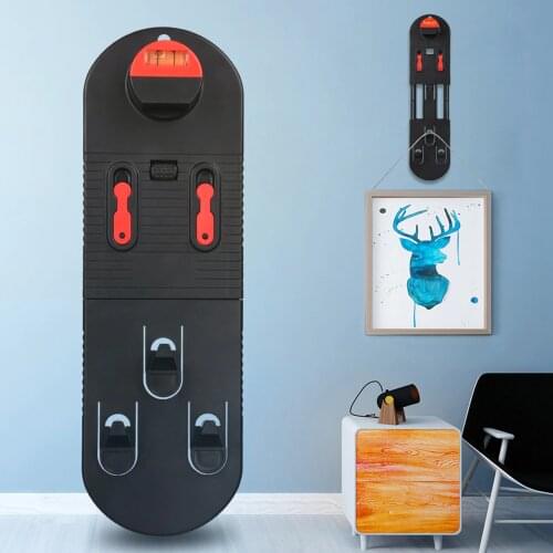 Picture Hanging Tool Kit All-in-One Picture Hangers Hardware Case Picture Hanging Kit Multifunctional Painting Frame Tool Set