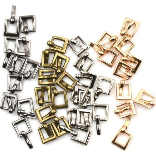 New 10pcs 4mm Diy Mini Ultra-small Japanese Word Buckle Belt Buckle For Bjd Blyth Doll Buckle Shoes Accessories