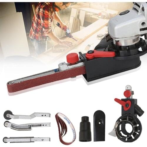 New Quick Change Belt Sander Sanding Attachment Kit for 4-1/2" /5" Angle Grinder Belt Sander Head,Belt Sander Kit