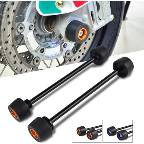 Motorcycl Slider Front Rear Axle Slider Fork Protector For KTM 690 Duke R 690 SMC R Supermoto Husqvarna Vitpilen 701 Crash Pad