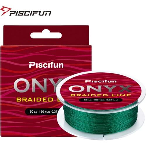 Piscifun ONYX 137M Braided Pe Line 6-150lb 4 Strands 8 Strands Strong Multifilament Saltwater Fishing Line Carp Fishing