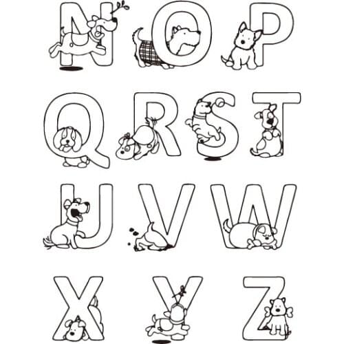 Letter Transparent Clear Stamps for DIY Scrapbooking/Card Making/Kids Christmas Fun Decoration Supplies