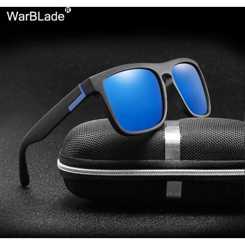 WarBLade Retro Polarized Sunglasses Men Women Driving Square Style Sun Glasses Male Goggle Soft Frame UV400 Eyewear Gafas De Sol