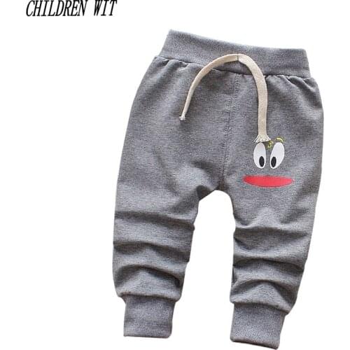 2018 Spring & Autumn New Cotton Cartoon Cute Little Monster Baby Pants 0-3 year Children Harem Pants Baby Boys Girls Pants