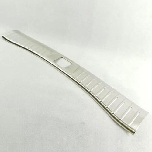 For Nissan Tiida Pulsar C13 2014 2015 2016 Stainless Steel Inner Rear Trunk Bumper Cover Trim Car Tailgate Door Sill Plate