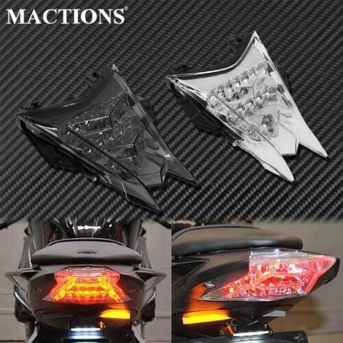 Motorcycle LED Integrated Taillight E Mark Brake Turn Signal Tail Light Rear Indicator Lamp For BMW HP S1000R S1000RR 2009-2020