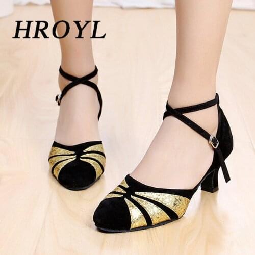 Dance shoes for women Rubber sole Brand Modern Dance Shoes Salsa Ballroom Tango Latin Shoes For Girls Ladies Wholesale /retail