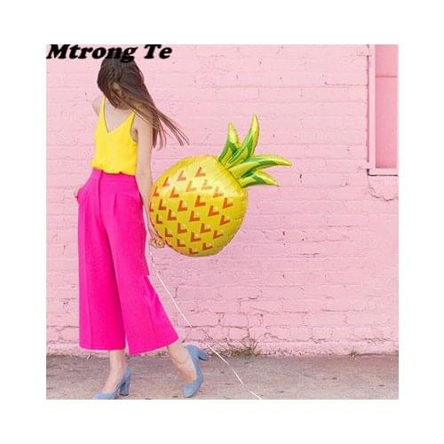 10pcs Pineapple Watermelon Balloons Baby Shower Birthday Summer theme Party Fruit Helium Globos Decor Supplies Toys