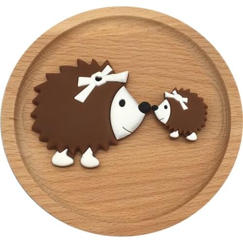 2pcs Silicone Teethers Food Grade Teether Silicone Animal Baby Teething Gift Chewing Toddler Toys Mordedor