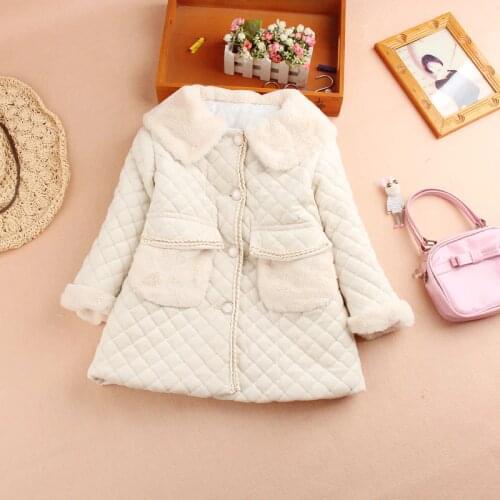 2020 Children Clothes Girls Winter Jacket Kids Outerwear Teenage Fur Collar Cotton-padded Parka Toddler Thick Warm Mid-Long Coat