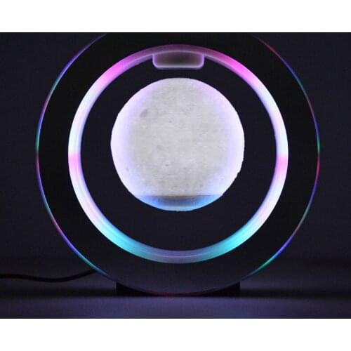 3D Magnetic Levitation Moon Night Light Office Home Desktop Table Lamp Creative Floating Decoration Gift Bedroom Moon Lamp
