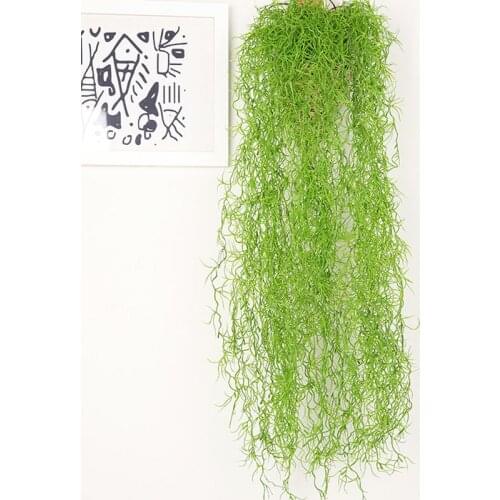 85cm Air Plant Grass Leaf Hanging Wall Greenery For Garden Plastic Artificial Vine Hanging vines succulents