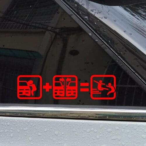 Funny Warning Maok Automobile Reflective Waterproof Car Stickers Decals for Rear Windshield Car Body20cmx5cm