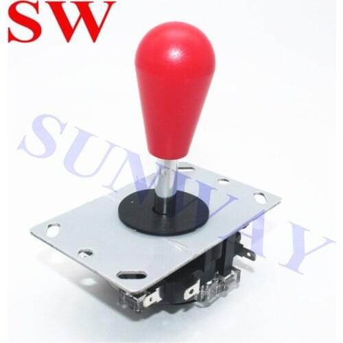 Free Shipping 1 PCS/Lot DIY Arcade Machine Joystick with 35*52mm Oval ball 4/8 Way Adjustable Joystick for Game Arcade MAMA