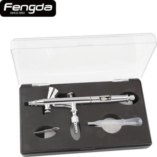 Free shipping FENGDA BD-200 double action airbrush spray gun face body painting tattoo hand tools gravity feed type