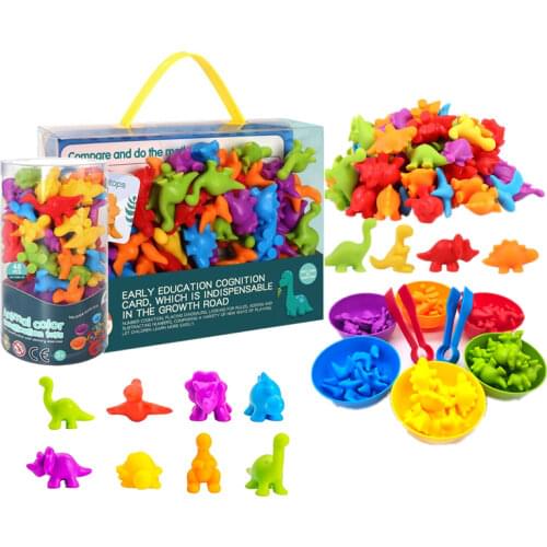 Kids Rainbow Matching Game Animal Cognition Rainbow Color Sort Fine Motor Training Montessori Sensory Education Puzzle Toy Gift