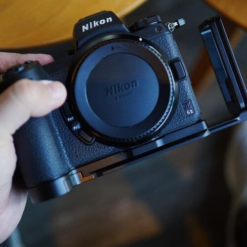 For Nikon z72 Z7ii Z6ii Z62 Arca-Swiss RRS Tripod BallHead Pro L Type Bracket Vertical Quick Release Tripod Plate Grip Handle