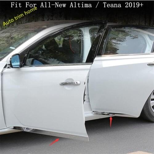 Lapetus Outside Door Body Molding Bottom Decoration Cover Trim Fit For Nissan Altima Teana 2019 2020 Stainless Steel