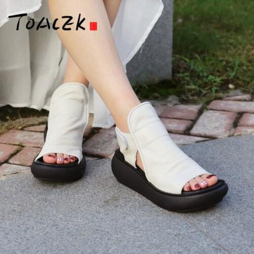 British summer muffin sole skates, leather high-heeled casual shoes, vintage strappy womens sandals, cowhide drag