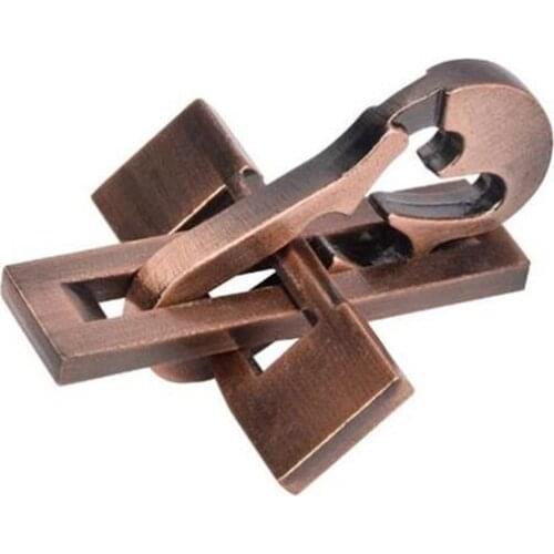 Metal Puzzle game Classic zinc alloy IQ brain teaser for Young and Old