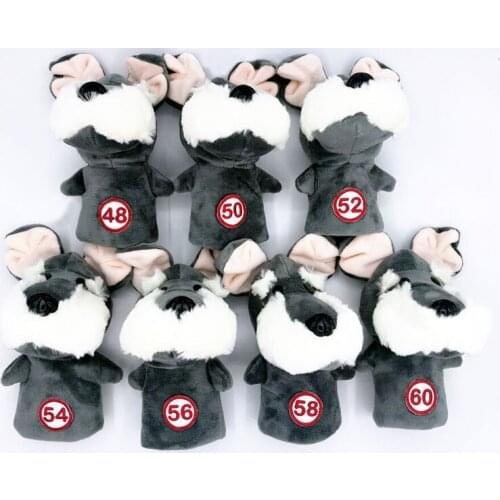 Cartoon Golf Club Wood HeadcoversMagnetic Closure wedges cover Head Protector Golf Accessories