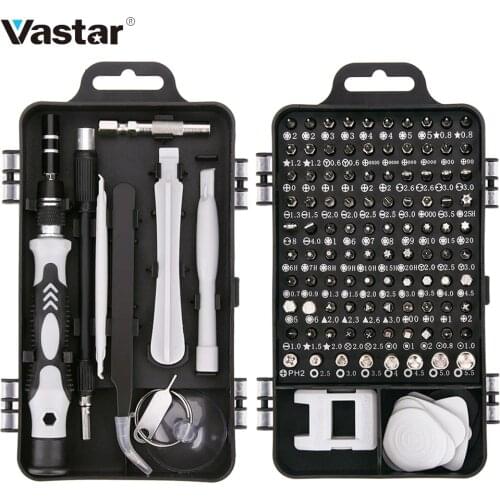 Vastar 115 in 1 Screwdriver Set Mini Precision Screwdriver Torx for Iphone Huawei Ipad Computer Mobile Phone Repair Hand Tools