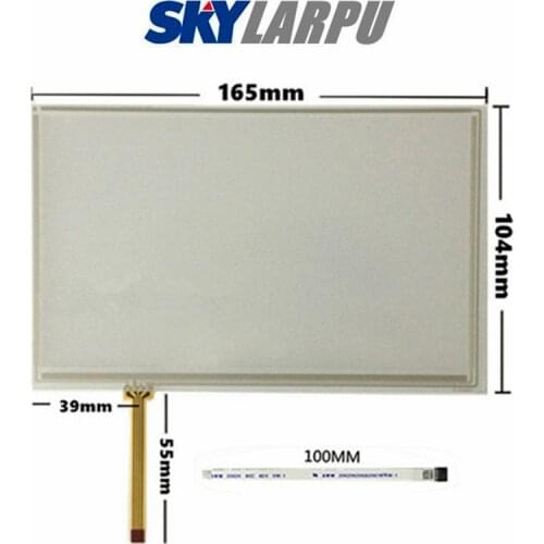 New 7"Inch 4 Wire Resistive Touch Screen Panel 165mm*104mm 165mmx104mm Touchscreen Digitizer Free Shipping