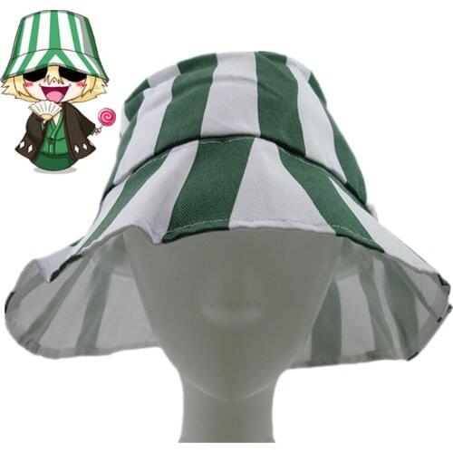 BLEACH Urahara Kisuke Cosplay Costume Plush Hat Cap Halloween Party Prop Christmas Gifts