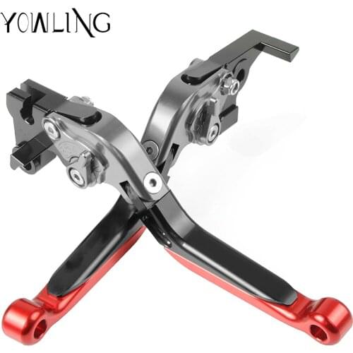 For Aprilia RSV 1000 Mille R 2004 2005 2006 2007 2008 Clutch-Levers Brake Adjustable Foldable Motorbike Brakes Clutch Lever