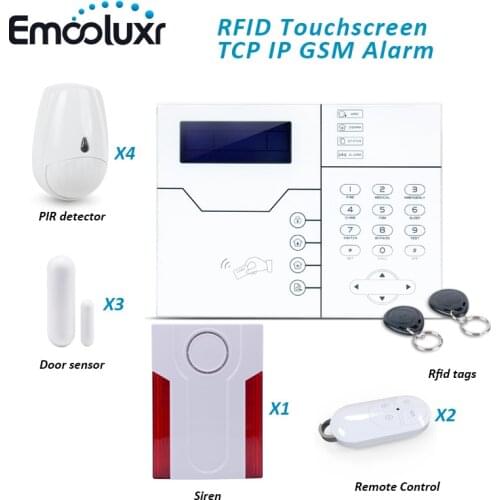 DIY Home Security Alarm System ST-VGT Network GSM Alarm with Outdoor Waterproof Flash Strobe Siren and Pet Friendly PIR Sensor