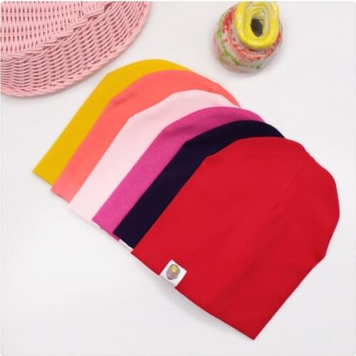 New Baby Street Dance Hip Hop Hat Cotton Spring Autumn Toddler Hat Scarf for Boys Girls Cap Winter Warm Solid Color Children Hat