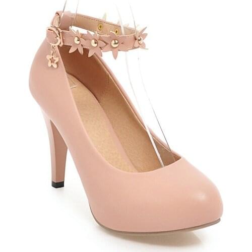 2018 spring flowers sweet waterproof Taiwan cingulate 32-43 documentary shoes heel cup 18319