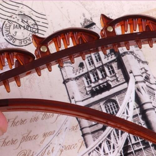 Fashion Double Layer Bangs Clip Professional Hairpins Woven Hair Style Accessories for Women Girls SANA889