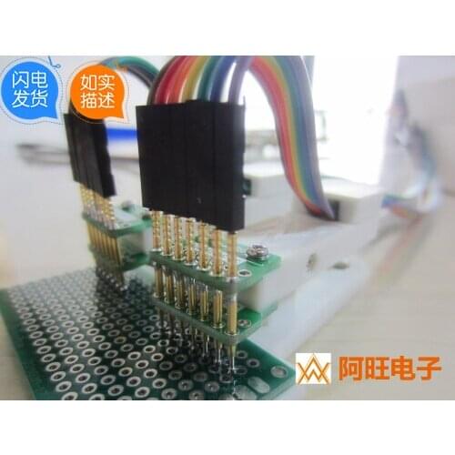 Burner Clip Program Download Fixture Debugging Download Sping Needle Spacing 2.54 Mm-7P Single Row