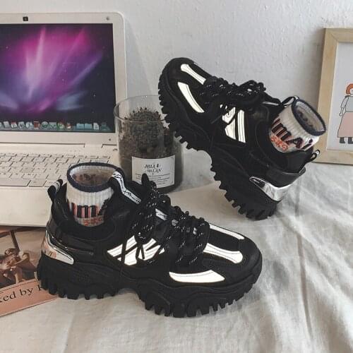 Women shoes 2020 new wild street casual shoes old shoes ins trend shoes for women sneakers platform shoes