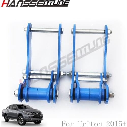 4x4 Pickup car Rear Leaf Spring comfortable G- shackle Extended 2" Height for TRITON 2015