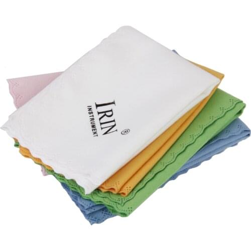5 Pieces Cotton Cleaning Cloth for Guitar Musical Instruments