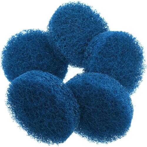 5Pcs 4Inch 100MM Blue Polishing Sponge Buffing Cleaning Kit Scouring Scrub Pads Compound Auto Polisher Kitchen Bathroom Car