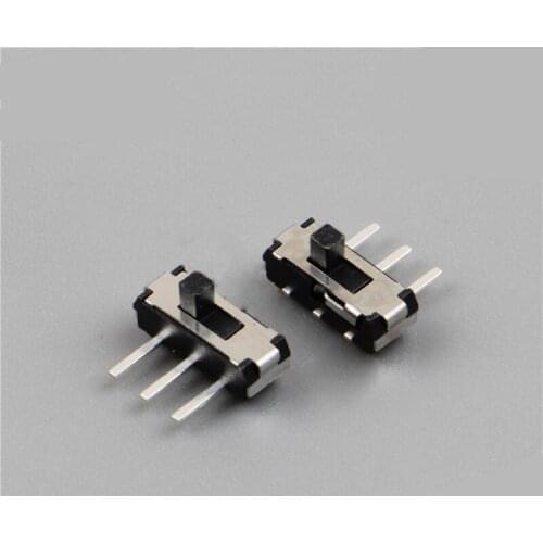 5pcs plug pin 3 feet 2 positions toggle switches mini type single side